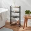 Skinny Bathroom Cart Black - Brightroom™