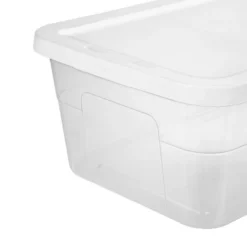 16qt Clear Storage Box With Lid White - Brightroom™ -Brightroom GUEST 03af419e 03d9 43c3 b868 51096a7fbcac