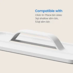 Click In Place Slim Lid With Handle For Plastic Storage Bins Home And Office Organization White- Brightroom™ 13 Click In Place Slim Lid With Handle For Plastic Storage Bins Home And Office Organization White- Brightroom™ -Brightroom GUEST 06620b0b b5b6 4445 a4e3 15080544d32d