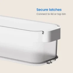 Click In Place 4.5qt Clear Slim Plastic Storage Bin With White Latch For Home And Office Organization - Brightroom™ 11 Click In Place 4.5qt Clear Slim Plastic Storage Bin With White Latch For Home And Office Organization - Brightroom™ -Brightroom GUEST 125c1614 5aae 4313 9bf7 6ccb8f3bd729