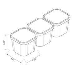 3pk Click In Place 30oz Insert Storage Containers White And Clear - Brightroom™ 11 3pk Click In Place 30oz Insert Storage Containers White And Clear - Brightroom™ -Brightroom GUEST 3d758ec2 0d92 4ae3 88c7 4a8958be1fa5