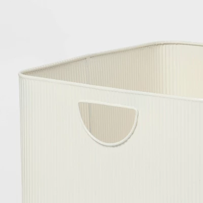 Metal Bin Large Ivory - Brightroom™ 2 Metal Bin Large Ivory - Brightroom™ - Image 2