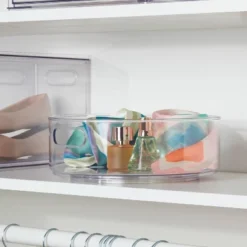 Brightroom 30 All Purpose Turntable Storage Clear - Brightroom™: PETG Utility Bin, 12"x12", 486 Volume, Spot Clean