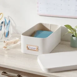 Small Decorative Fabric Box Ivory - Brightroom™