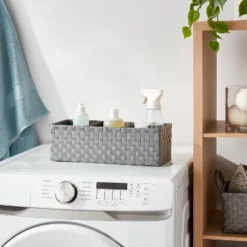 Woven Plastic 3 Compartment Bin - Brightroomâ„¢