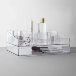 Bathroom Plastic Extra Large Cosmetic Organizer Clear - Brightroom™ 7 Bathroom Plastic Extra Large Cosmetic Organizer Clear - Brightroom™ -Brightroom GUEST 7699a630 77d0 4c15 991b 3a57e72f815a