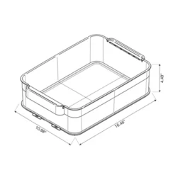 Click In Place 10qt Clear Plastic Storage Bin With White Latch For Home And Office Organization - Brightroom™ 17 Click In Place 10qt Clear Plastic Storage Bin With White Latch For Home And Office Organization - Brightroom™ -Brightroom GUEST 7bc59eb0 84df 4c24 8827 dd8978f88d84