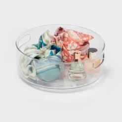 All Purpose Turntable Storage Clear - Brightroom™: PETG Utility Bin, 12"x12", 486 Volume, Spot Clean -Brightroom GUEST 973cb463 792b 446a bd07 5de3e132b4e8