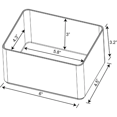 Medium Plastic Bathroom Tray - Brightroom™ 4 Medium Plastic Bathroom Tray - Brightroom™ - Image 4
