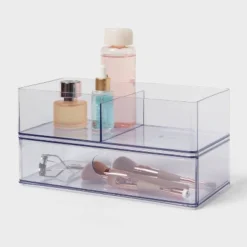 Clear Divided Bin With Drawer - Brightroom™ 5 Clear Divided Bin With Drawer - Brightroom™ -Brightroom GUEST b5bf7565 dcd9 4c10 9005 c5f29f4cbc8b