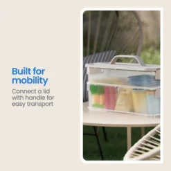 Click In Place 4.5qt Clear Slim Plastic Storage Bin With White Latch For Home And Office Organization - Brightroom™ 13 Click In Place 4.5qt Clear Slim Plastic Storage Bin With White Latch For Home And Office Organization - Brightroom™ -Brightroom GUEST c88ebed7 2251 4338 92f3 29cf140b56dc