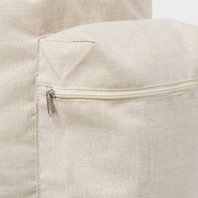 Canvas Backpack Laundry Bag - Brightroom™: Linen Backpack Hamper, 50L Capacity, Multipurpose, Beige, 1 Handle 3 Canvas Backpack Laundry Bag - Brightroom™: Linen Backpack Hamper, 50L Capacity, Multipurpose, Beige, 1 Handle - Image 3